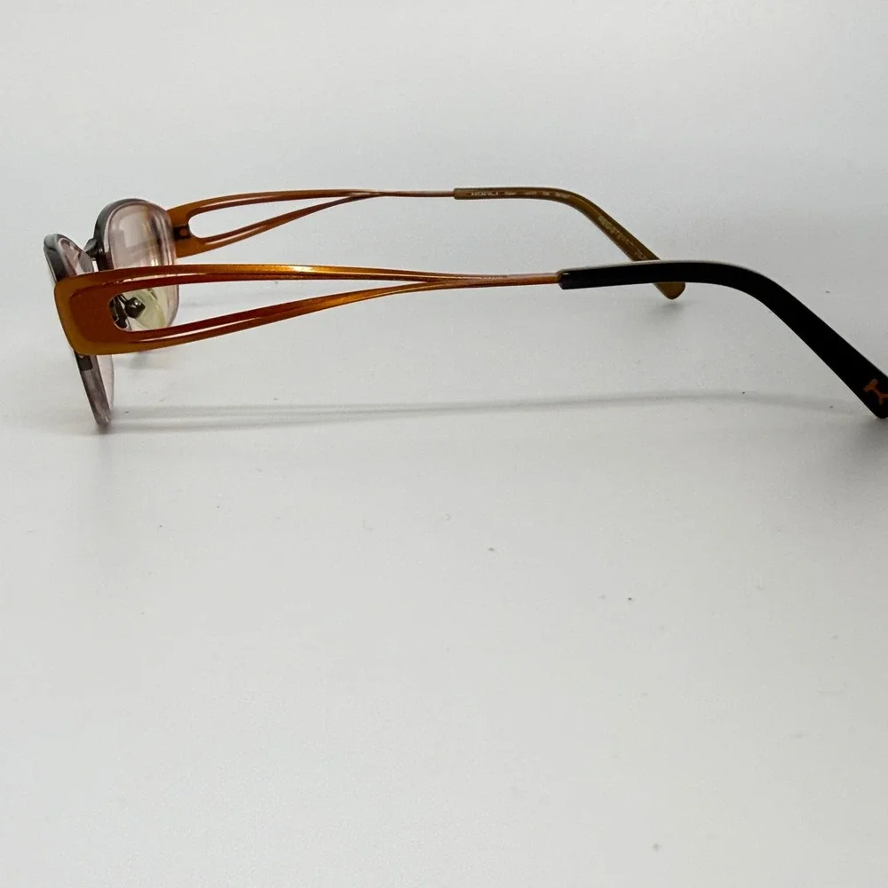 Koali 7368K Eyeglasses Brown Bronze Metal‎ Rectangular Frames 49-17-135 21526